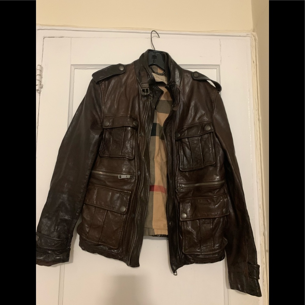 Burberry Brit brown leather jacket